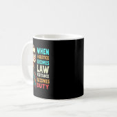Rbg, wenn Ungerechtigkeit Rechtswiderstand wird Kaffeetasse (Vorderseite Links)