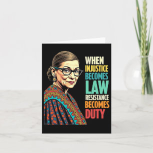 Rbg, wenn Ungerechtigkeit Rechtswiderstand wird Karte