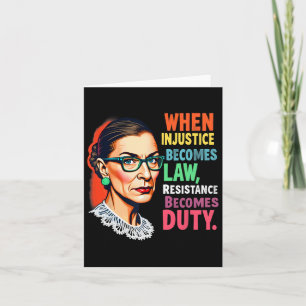 Rbg, wenn Ungerechtigkeit Rechtswiderstand wird Karte