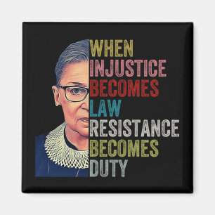 Rbg, wenn Ungerechtigkeit Rechtswiderstand wird Magnet