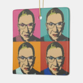 RBG Women's, Notorous RBG, Ruth Bader Ginsburg Keramikornament (Links)