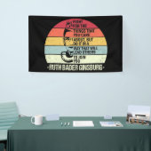 RBG-Zitate, Kampf um die Dinge, die Ihnen wichtig  Banner (Messeveranstaltung)