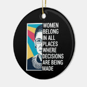 Rbg Zitate, Ruth Bader Ginsburg Zitat Keramik Ornament (Links)