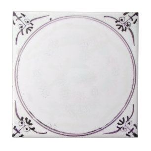 RBT18 Delft biblisches Mangan-rote Keramik-Fliese Fliese