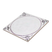 RBT18 Delft biblisches Mangan-rote Keramik-Fliese Fliese (Seite)