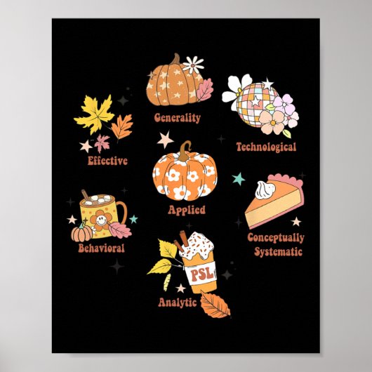 Rbt Aby BCBY PECS 7 Dimensionen der Verhaltensther Poster (Vorne)