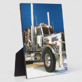 RC ADVENTURES - Chrome Hauler Semi Truck Fotoplatte (Seite)