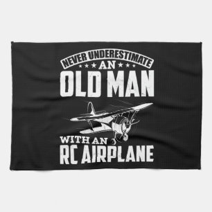 RC Aircraft Dad Funny Men RC Pilot Father Geschirrtuch