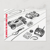 Rc-Autos mit Transmitter und andere RC-Werkzeuge Postkarte (Vorderseite)