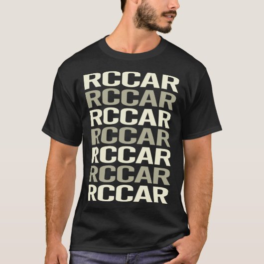 RC-Autos mit weißem Text T-Shirt (Vorderseite)