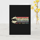 RC Boat Build Race Crash Repetiermodell RC Boats Karte (Gelbe Blume)