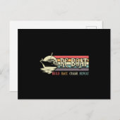 RC Boat Build Race Crash Repetiermodell RC Boats Postkarte (Vorne/Hinten)