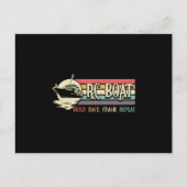 RC Boat Build Race Crash Repetiermodell RC Boats Postkarte (Vorderseite)