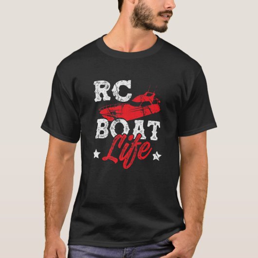 RC Boat Life Remote Control Boat Racing Collector T-Shirt (Vorderseite)
