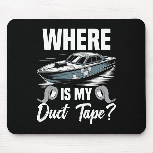 Rc Boats Remote Control Boat Cruise Duct Tape Rc C Mousepad (Vorne)