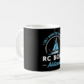 RC Bootverhalten Remote Model Funny RC Boote Kaffeetasse (Vorderseite Links)