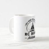 RC-Bootverhalten Remote Model Radio RC Boote Kaffeetasse (Vorderseite Links)