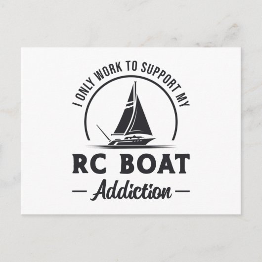 RC-Bootverhalten Remote Model Radio RC Boote Postkarte (Vorderseite)