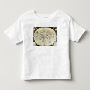 Rc C 2487 Karte der Welt, entworfen von Sebastien Kleinkind T-shirt