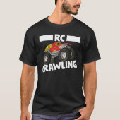 RC Crawling RC Crawler RC Lkw Fernverkehr Kontroll T-Shirt (Vorderseite)