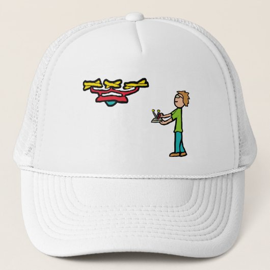 RC Drone Flying Truckerkappe (Vorderseite)