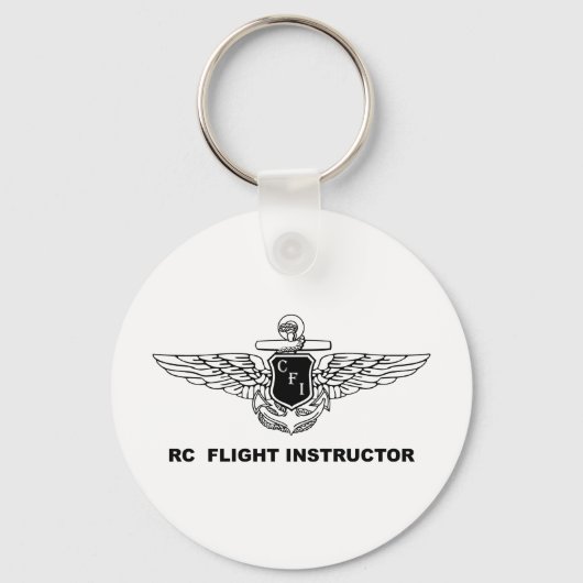 RC Flight Instructor Schlüsselanhänger (Vorderseite)