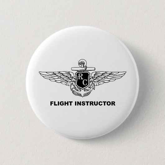 RC Flug-Lehrer Button (Vorderseite)