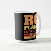 RC Flugzeug Enthusiusiasten Remote-Kontrolle Flugz Kaffeetasse (VorderseiteRechts)