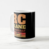 RC Flugzeug Enthusiusiasten Remote-Kontrolle Flugz Kaffeetasse (Vorderseite Links)