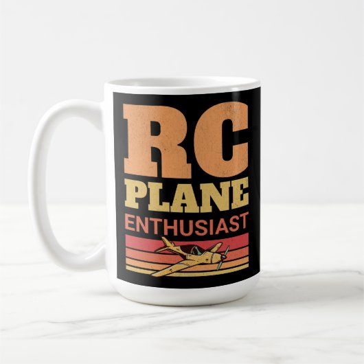 RC Flugzeug Enthusiusiasten Remote-Kontrolle Flugz Kaffeetasse (Links)