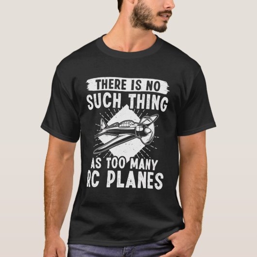 Rc-Flugzeug-Pilot Funksteuertes Jet-Rc-Flugzeug T-Shirt (Vorderseite)