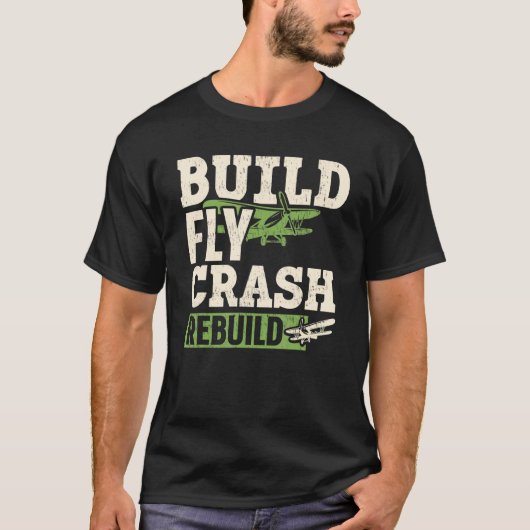 Rc-Flugzeug-Pilot-Rc-Flugzeug zum Erstellen eines  T-Shirt (Vorderseite)