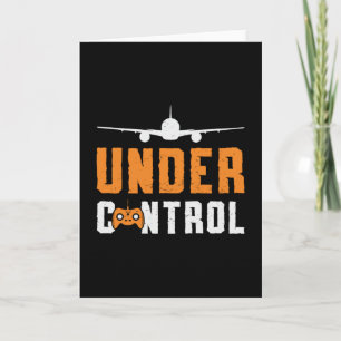 RC-Flugzeug unter Kontrolle Luftfahrzeug Pilot RC- Karte