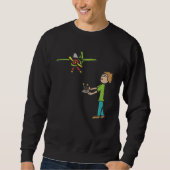 RC Flugzeugmuster Sweatshirt (Vorderseite)