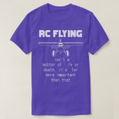 RC Flying Radio Controlled Airplane Remote-Kontrol T-Shirt (Design vorne)