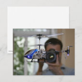 RC Heli Postkarte (Vorne/Hinten)