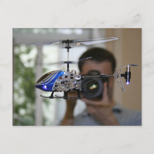 RC Heli Postkarte