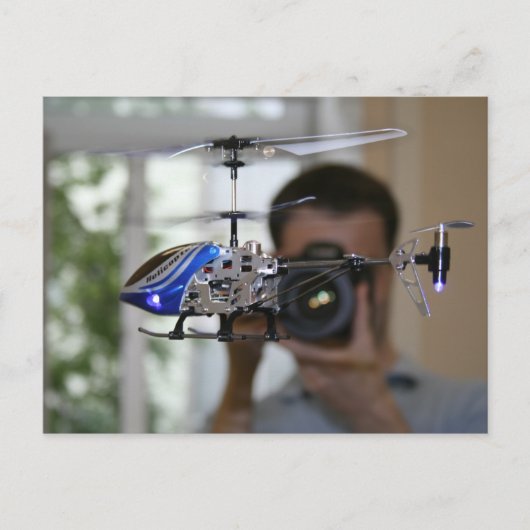 RC Heli Postkarte (Vorderseite)