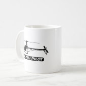 RC Hubschrauber-Pilot Kaffeetasse (Vorderseite Links)