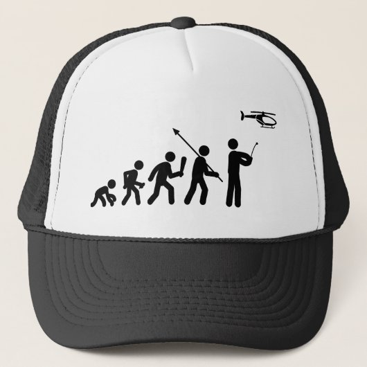 RC Hubschrauber Truckerkappe (Vorderseite)