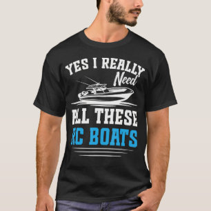 Rc Kapitän Fernbedienung Boot Kreuzfahrt Braucht A T-Shirt