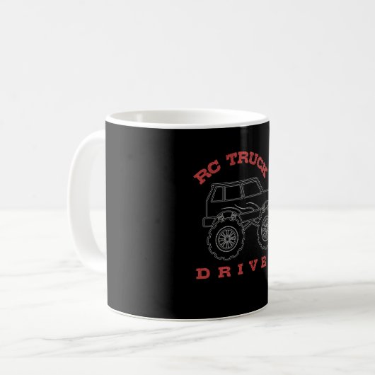 RC Lkw Fahrermodell Kaffeetasse (Vorderseite Links)