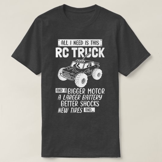 RC LKW Ferngesteuertes Fahrzeug RC Racing Car T-Shirt (Design vorne)