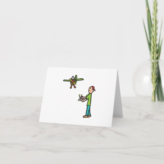 RC Modellflugzeug Flug Karte (Vorderseite)