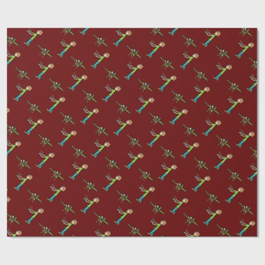 RC Modellflugzeug Geschenkpapier (Flach)