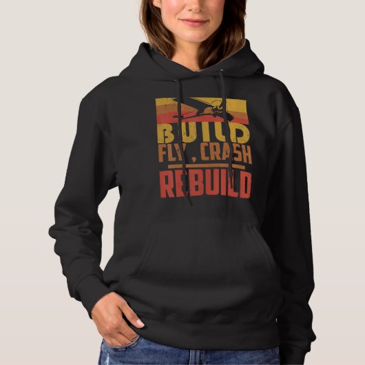 Rc Pilot Modellflugzeug-Modellmodell Rc Airbus Hoodie (Vorderseite)