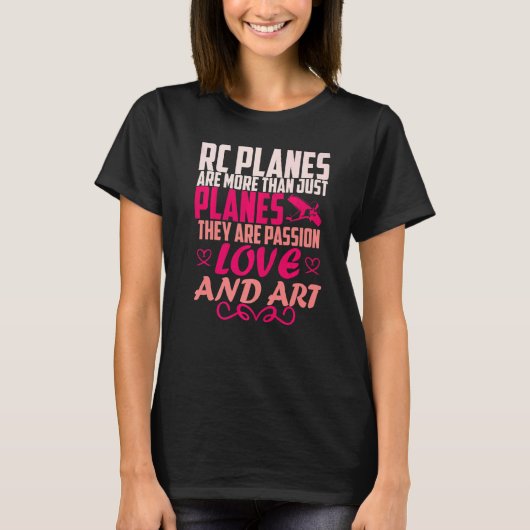 Rc Pilot Modellflugzeug-Modellmodell Rc Airbus T-Shirt (Vorderseite)