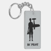 RC-Pilot Schlüsselanhänger (Vorderseite links)
