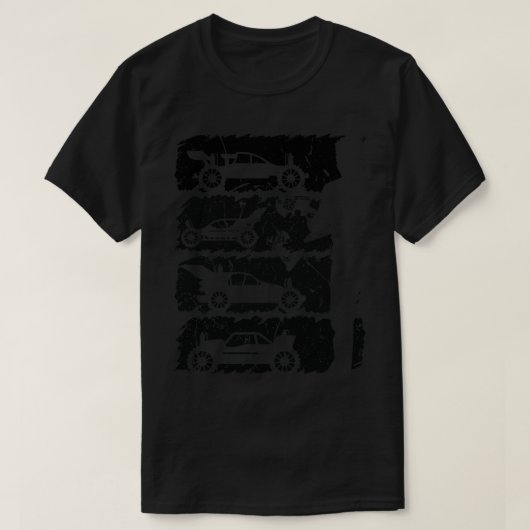 RC s Silhouette Remote-Kontrolle T-Shirt (Design vorne)