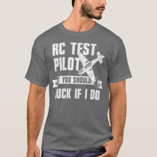 Rc Testpilot Funny Radio Kontrolle Flugzeug Hobby T-Shirt